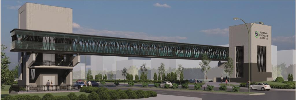 Çorlu Bülent Ecevit Bulvarı Üst Geçit